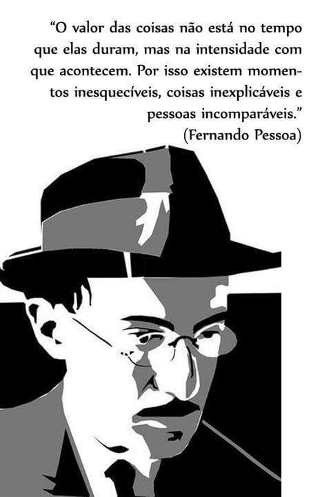 Homenagem ao poeta Fernando Pessoa