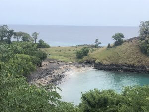 A Praia da Lagoa Azul São Tomé
